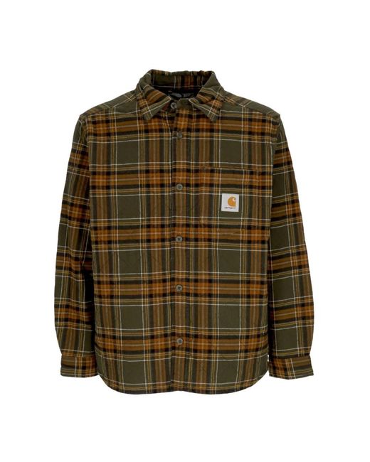 Carhartt Wiles Gewatteerd Overhemdjack Voor in het Green voor heren
