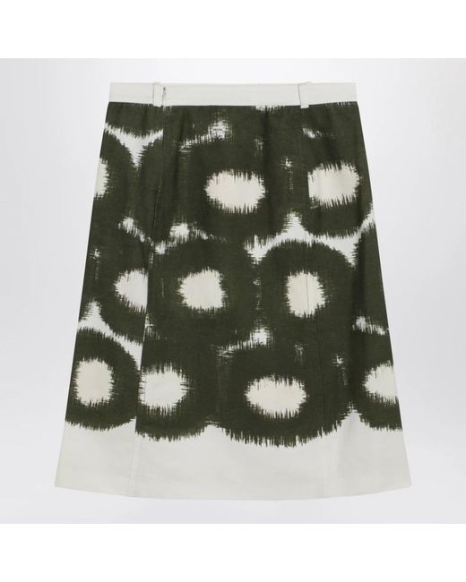 Prada Green Short Skirts