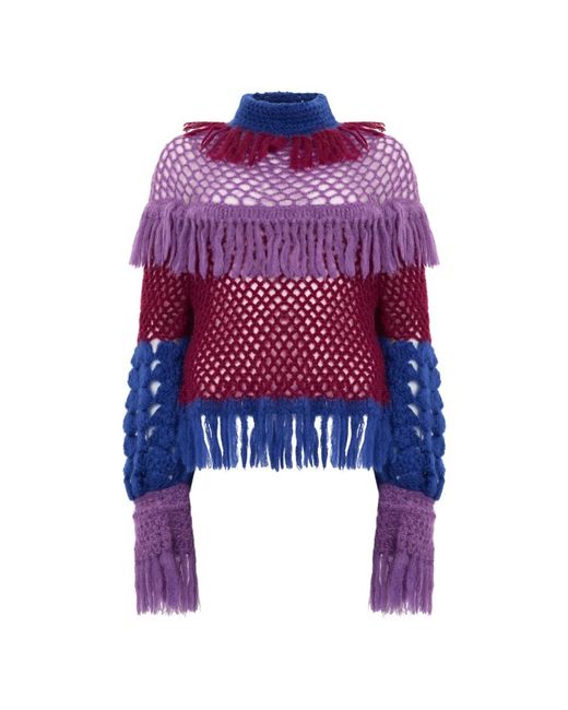 Turtlenecks Alberta Ferretti de color Purple