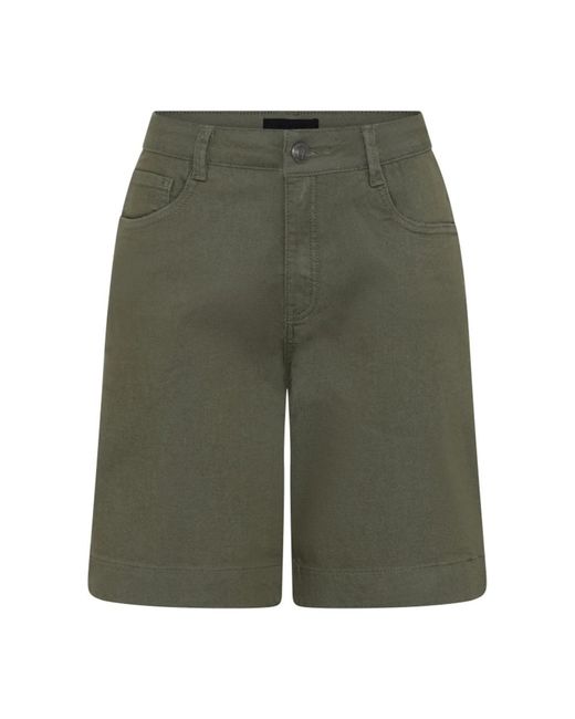 Casual Shorts Cro de color Green