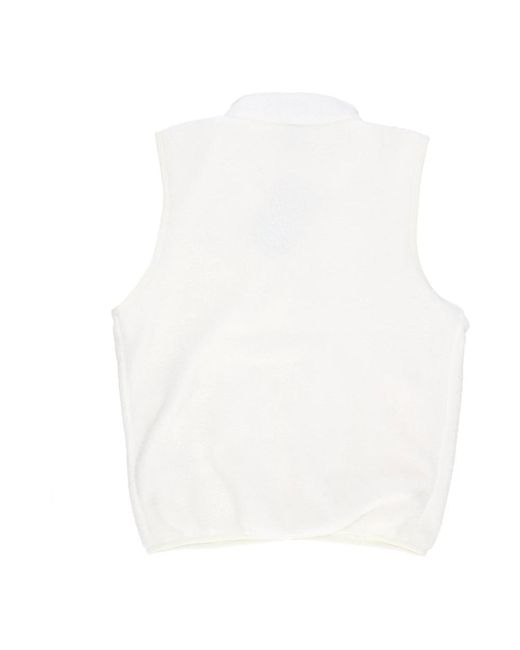 Nike Fitness ,Wit ,Polyester Sherpa Fabric Windized Vest in het White voor heren