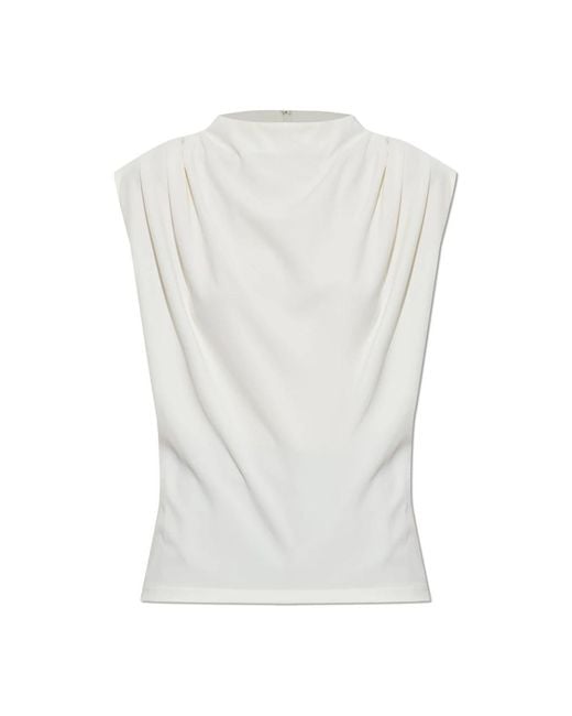 AllSaints Tops ,Polyester Emerson Top in het White