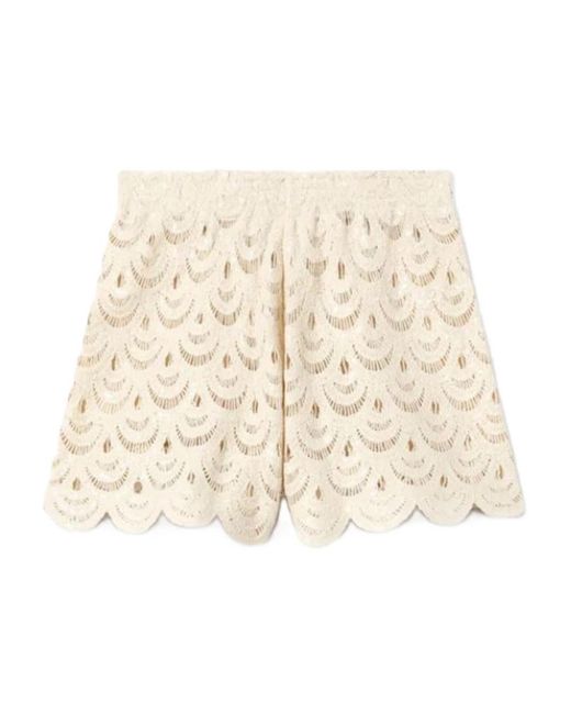 Mc2 Saint Barth Meave Shorts in het Natural