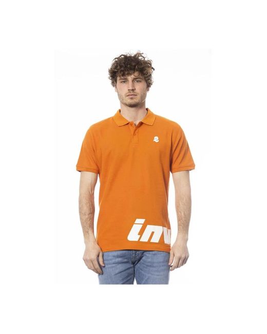 INVICTA WATCH Orange Polo Shirts for men