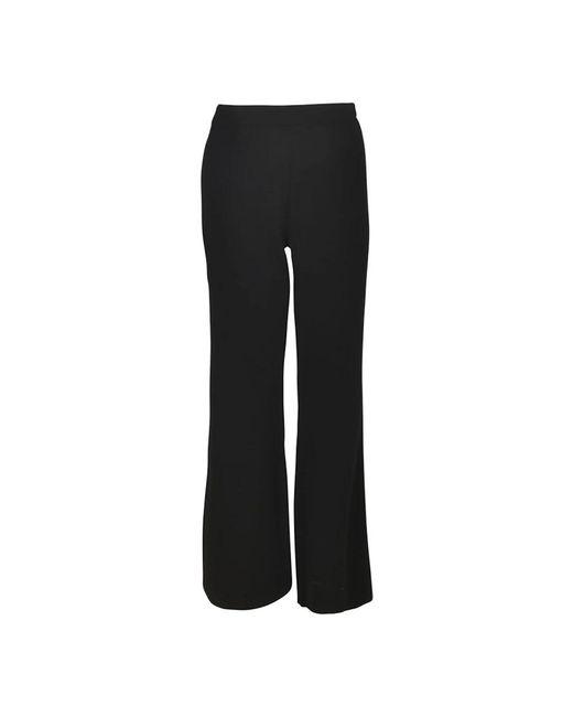 Charlott Black Wide Trousers