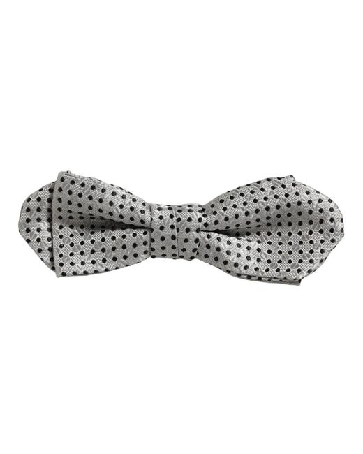 Dolce & Gabbana Gray Bow Ties for men