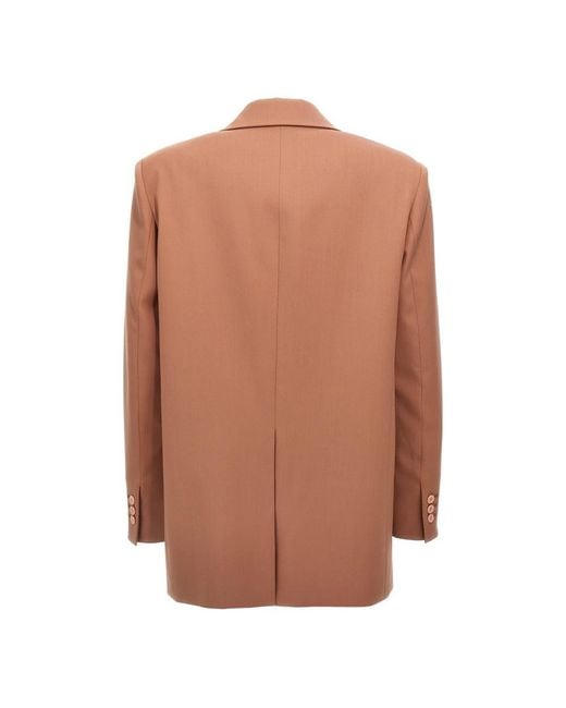 ANDAMANE Brown Guia Single-Breasted Blazer