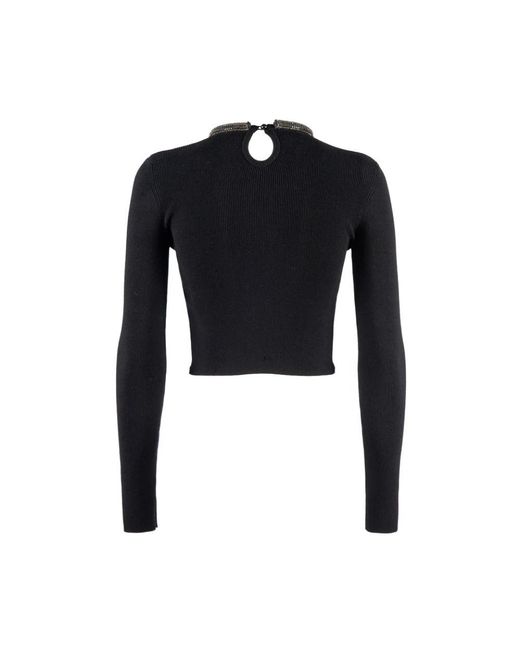 Nenette Black Long Sleeve Tops