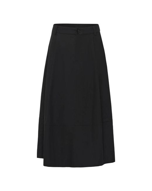 Part Two Black Midi Skirts