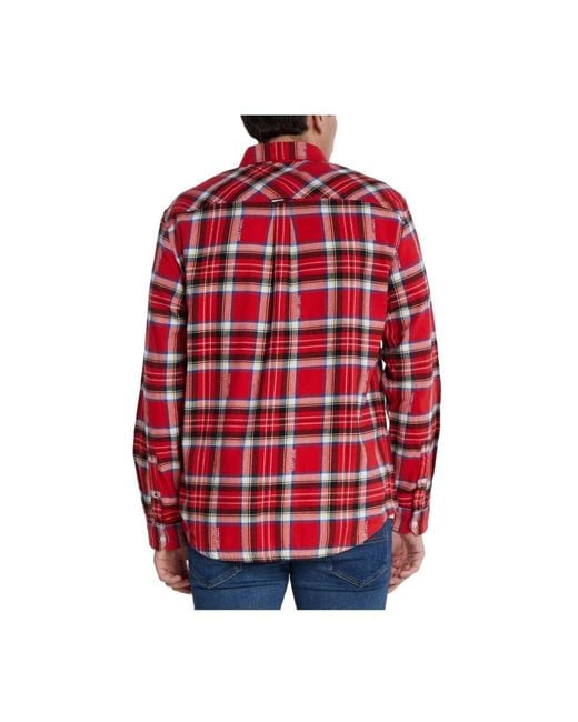 Tommy Hilfiger Red Casual Shirts for men