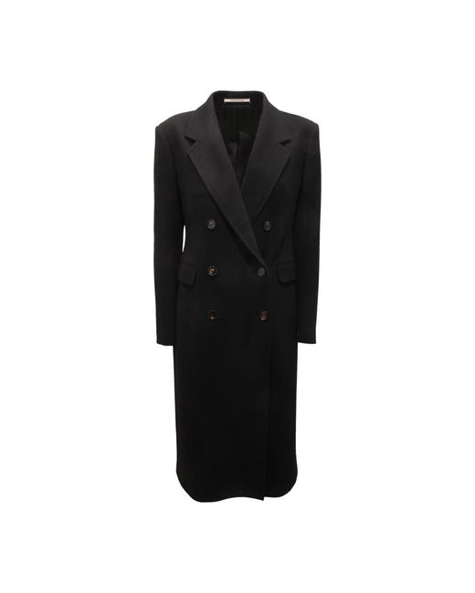 Tagliatore Black Double-Breasted Coats