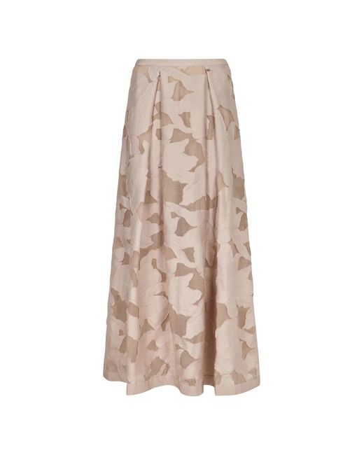 Midi Skirts Herno de color Natural