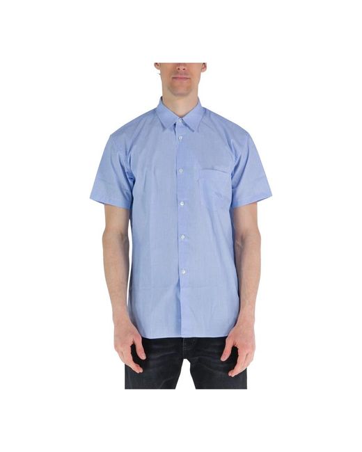 Comme des Garçons Blue Short Sleeve Shirts for men