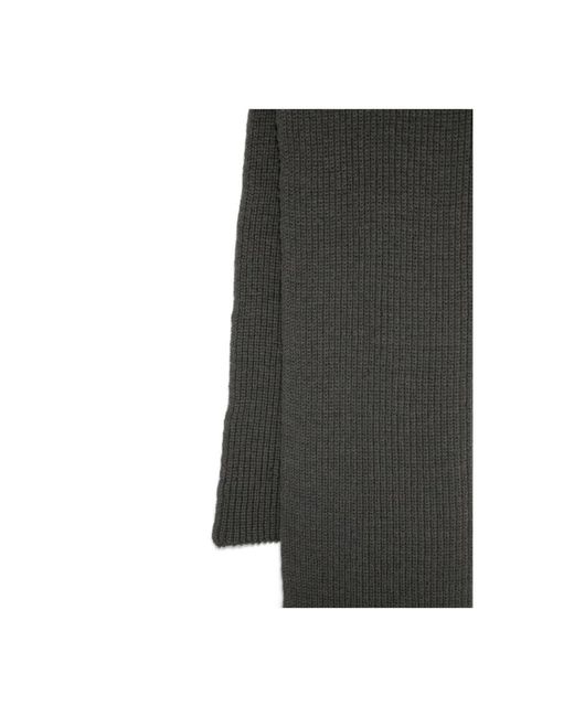 Dries Van Noten Black Winter Scarves for men