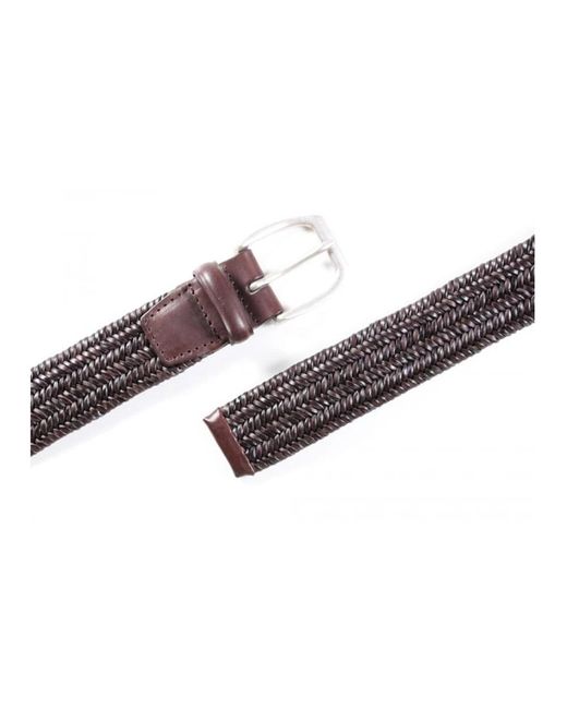 Orciani Black Belts for men