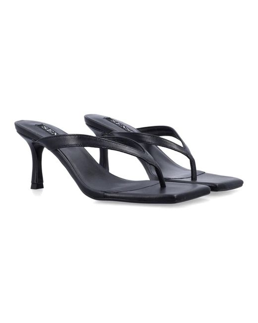 Senso Blue Heeled Mules