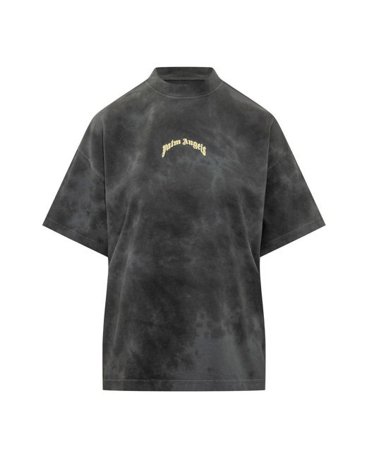 Palm Angels Black T-Shirts