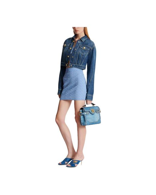 Short Skirts di Balmain in Blue