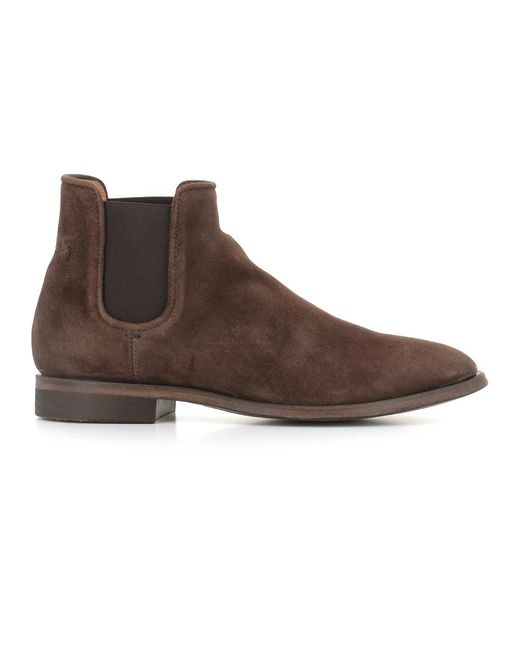 Alberto Fasciani Brown Chelsea Boots