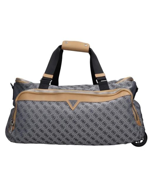 Guess Gray Weekend Bags for men