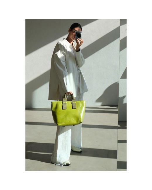 Tote Bags di Biaggini in Green