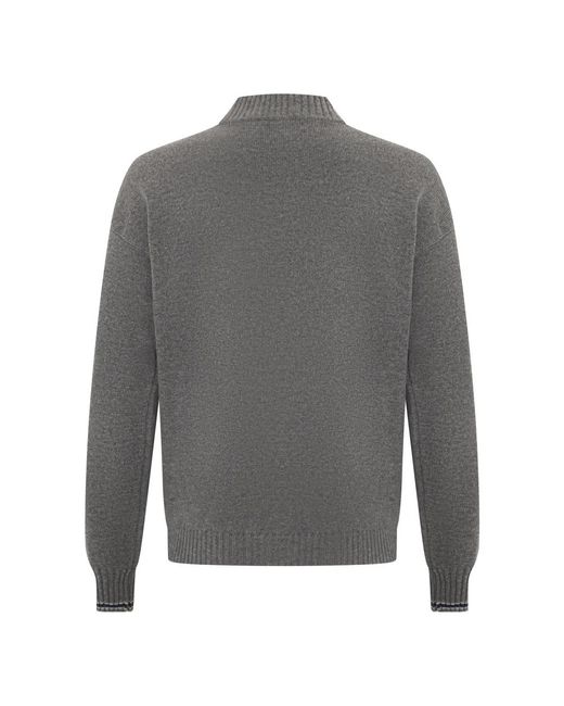 Turtlenecks Fedeli pour homme en coloris Gray