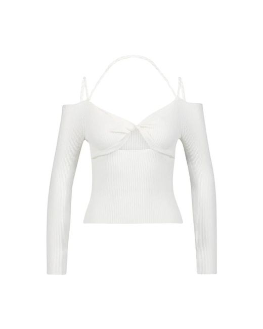 Altuzarra White V-Neck Knitwear