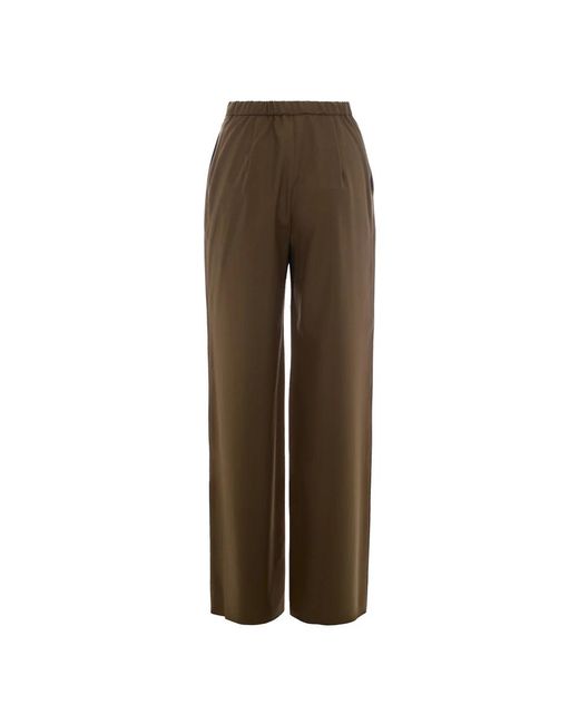 Max Mara Brown Wide Trousers