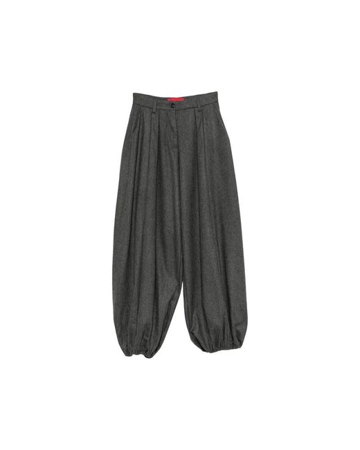 Thelatest Gray Tapered Trousers