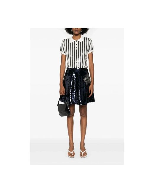 MSGM Black Luxuriöse strickwaren in farbe 02