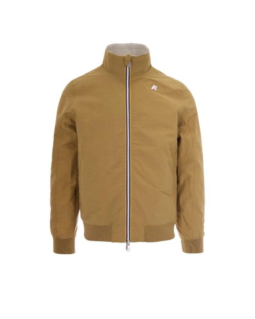K-Way Green Bomber Jackets for men