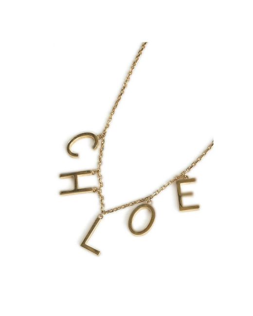 Necklaces Chloé de color Metallic