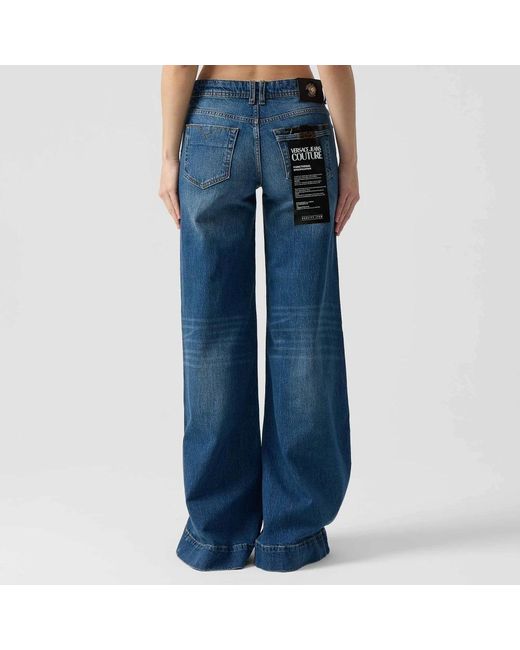 Versace Blue Straight Jeans