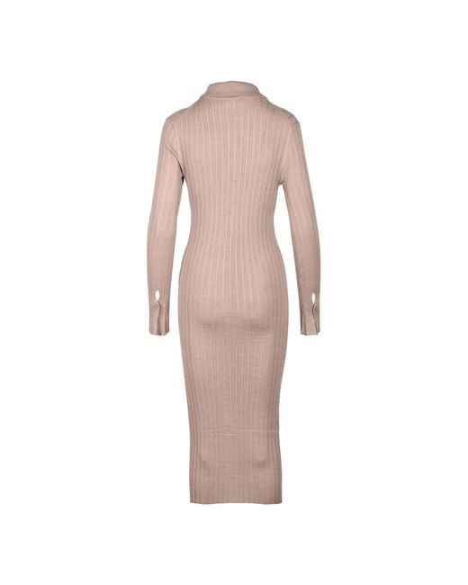 Wild Cashmere Pink Knitted Dresses