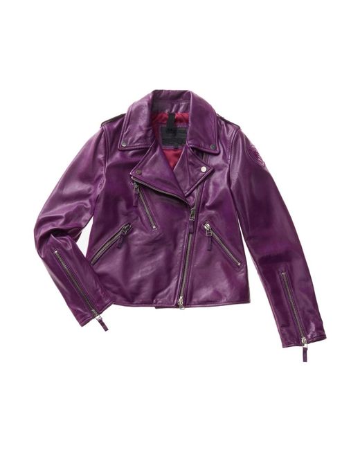 Leather jackets Blauer de color Purple