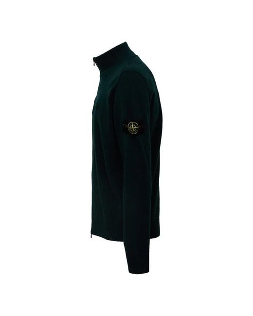 Cardigans Stone Island de hombre de color Black