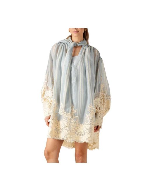 Ibana Blue Divina Midi Kleid Charm