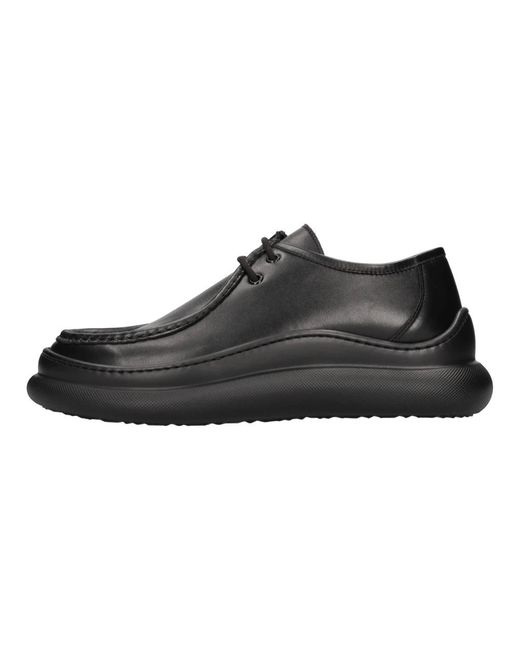 Stokton Black Laced Shoes for men