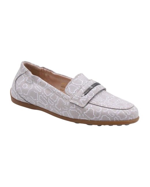 Floris Van Bommel Gray Loafers
