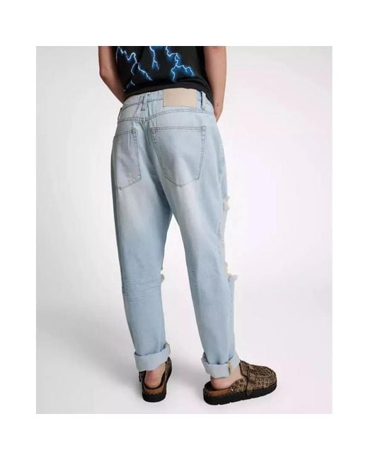 One Teaspoon Blue Loose Fit Jeans