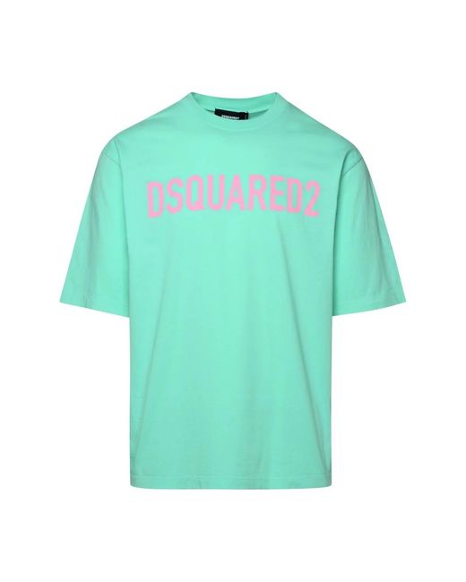 DSquared² Locker geschnittenes baumwoll-t-shirt in Green für Herren