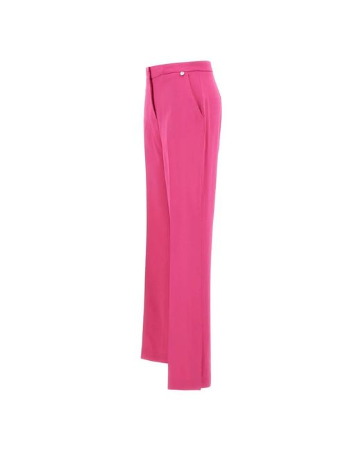 Liu Jo Pink Straight Trousers