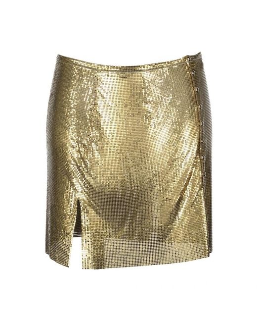 Rabanne Green Short Skirts