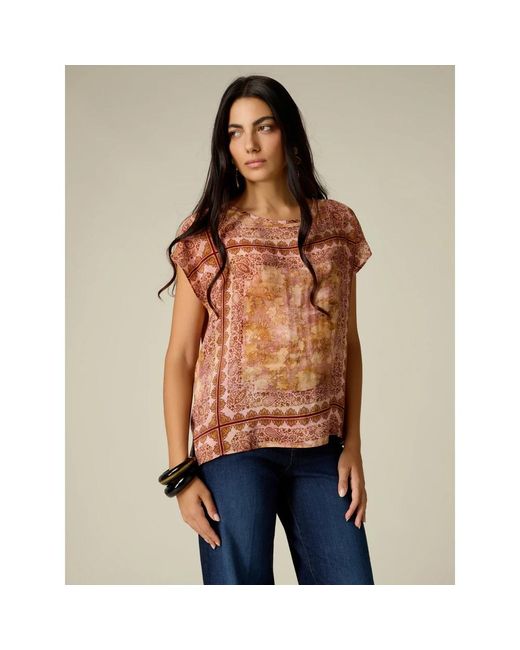 Blouses Oltre de color Orange
