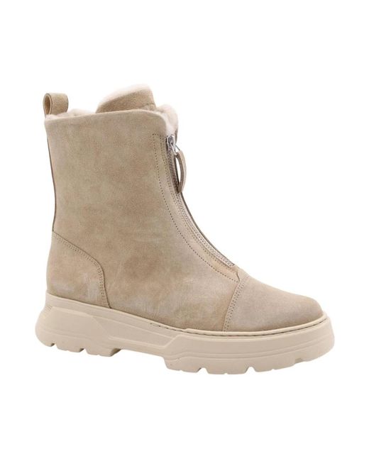 Paul Green Brown Ankle Boots