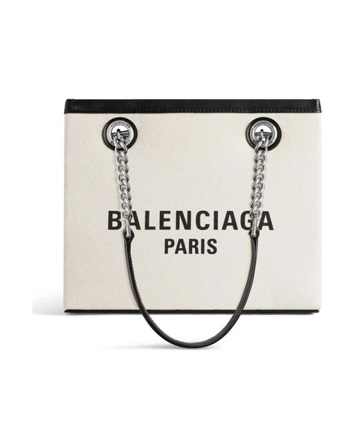 Balenciaga White Shopping Bags