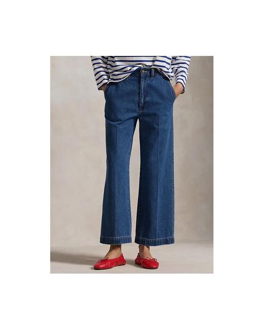 Polo Ralph Lauren Blue Wide Jeans