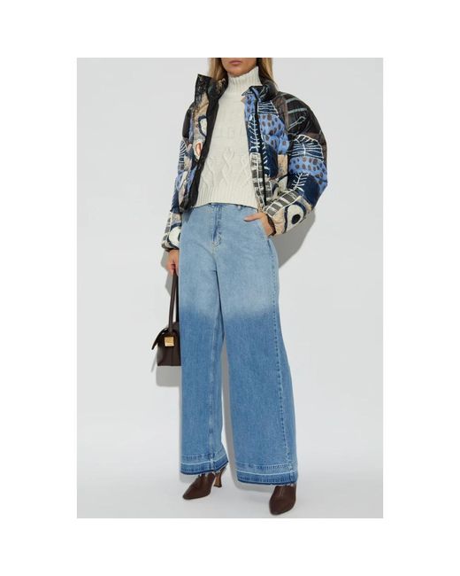 Munthe Jeans ,Blauw ,Katoen Lecube Broek in het Blue