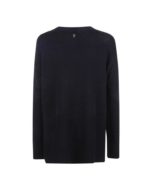 Dondup Blue Rundhals-Strickpullover