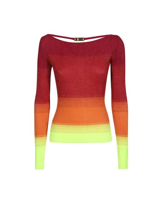 Gcds Red Round-Neck Knitwear